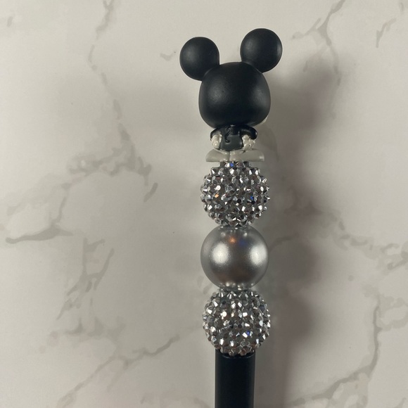 Mickey Mouse Doorables Beaded Black Pen Ink Refills Included - Picture 3 of 3
